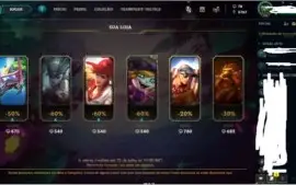 vendo conta de lol, gold 3 (ex plat)+29skins!!