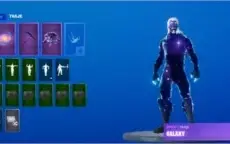 Conta Fotnite com skin Galaxy