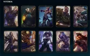 Conta League of Legends desde a Season 1 com skins raras