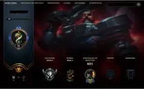 CONTA LEAGUE OF LEGENDS, 438 SKINS, PRATA 2, ALL CHAMPS