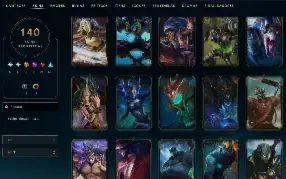 Conta lol 140 skins barata