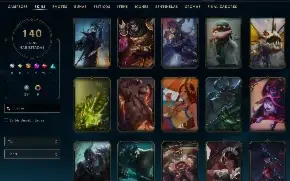 Conta lol 140 skins barata