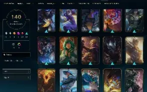 Conta lol 140 skins barata
