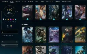 Conta lol 140 skins barata