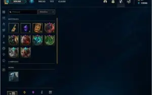 Conta League of Legends Platina 3 172 skins