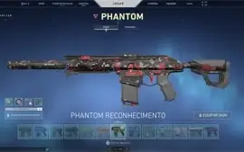 conta valorant muita skin