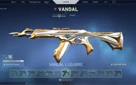 conta valorant muita skin