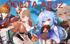 Conta Genshin Impact AR 32 (Kazuha, Ganyu, entre outros)