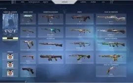 Conta 36 skins (Champions, Sentinelas da Luz, Ancifogo, etc)