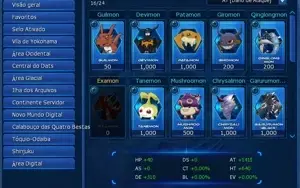 LADMO - CONTA TOP - 4 JOGRESS! DECK LEGENDARY - Susanoomon