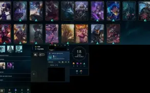 LoL Conta Mestre 18 skins +RP e EA