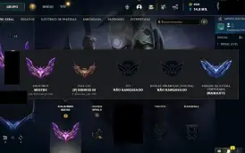 LoL Conta Mestre 18 skins +RP e EA