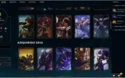 Conta Lv 63 Elo Plat4 +de 80 skins