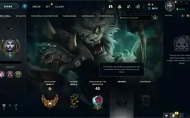 conta ouro league of legends