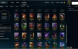 Conta League of Legends Level 44 Borda ouro Varios Champs!