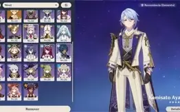 AYATO, TIGHNARI C1, NAHIDA, ZHONGLI, YAE, GANYU, NILOU, MONA