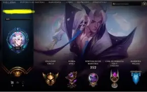 Conta League of Legends com preço bom