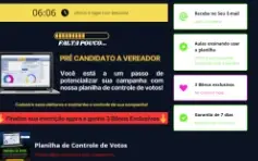 🤩 Pack Politica + Planilha Controle De Votos + Calendario