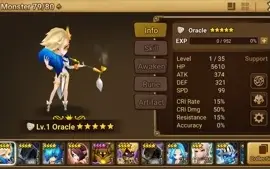 Reroll Summoners War lvl10 Laima + Shaina