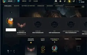 Conta Bronze 3 com 34 Champs e 11 Fragmentos de skins