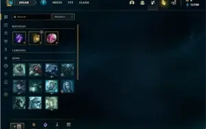 Conta Bronze 3 com 34 Champs e 11 Fragmentos de skins