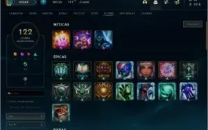 Conta de LOL e VALORANT