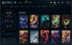 Conta de LOL e VALORANT