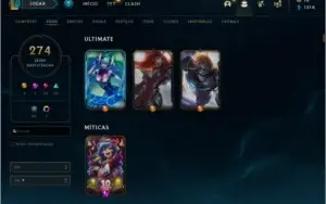 Conta de LOL e VALORANT