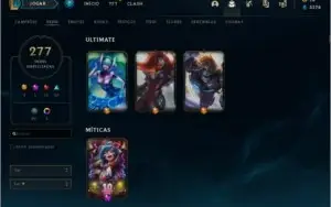 Conta de LOL e VALORANT