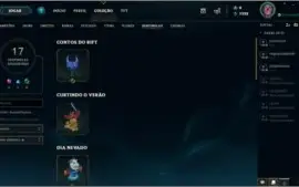 VENDO CONTA NO LOL LEVEL 151/ 83 SKINS/ BRONZE 3