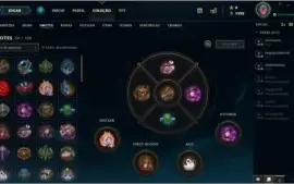 VENDO CONTA NO LOL LEVEL 151/ 83 SKINS/ BRONZE 3