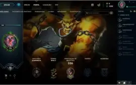 VENDO CONTA NO LOL LEVEL 151/ 83 SKINS/ BRONZE 3