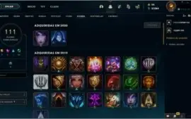 Conta LOL Antiga SEASON 4 - 123 Campeões - 26 Baús