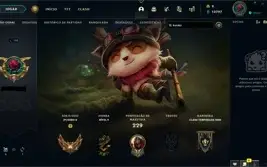 CONTA LEAGUE OF LEGENDS; DESDE 2015.