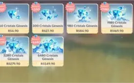 CONTA GENSHIN IMPACT - AR10 - Zhongli e Mona