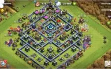Vendo 4 contas no Clash Of Clans
