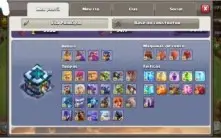 Vendo 4 contas no Clash Of Clans