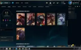 Conta LoL Ouro III