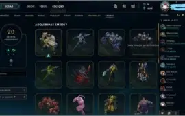 Conta gold V mmr alto, ativa desde 2012