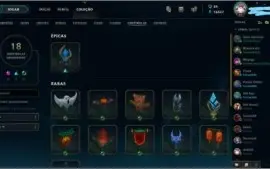 Conta gold V mmr alto, ativa desde 2012