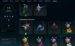 Conta LOL GOLD c/89 skins + Valorant BETA c/ Sublime pack
