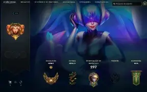 Conta LOL GOLD c/89 skins + Valorant BETA c/ Sublime pack