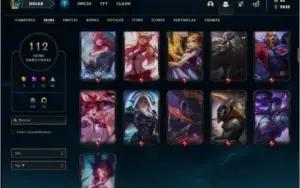 Conta ouro 3 MAIN AHRI com 98 champs e 112 skins