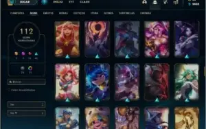 Conta ouro 3 MAIN AHRI com 98 champs e 112 skins