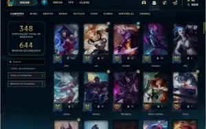 Conta ouro 3 MAIN AHRI com 98 champs e 112 skins