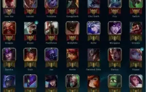 Acc PLATINA 4, MUITOS CHAMPIONS.