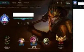 Conta League Of Legends 142 Skins 132 Champs