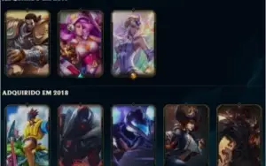 Conta LoL 50 skins