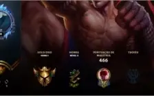 Conta no LoL Gold 1