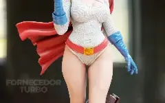 Power Girl 3D - Arquivo .Stl Para Impressão 3D